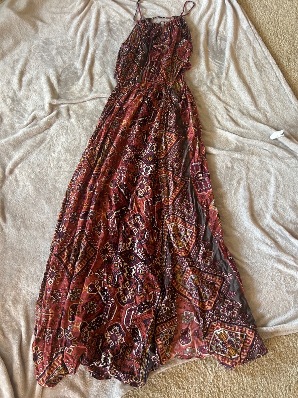 Raga (Anthro) tribal maxi dress with cutouts